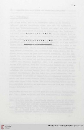 Zweiter Teil: Interpretation