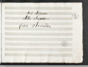 2: Artaserse (Stuttgarter Fassung) - HB XVII 730b : Atto Secondo