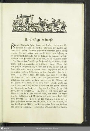 II. Geistige Kämpfe