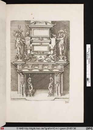 [Kamin mit weiblichen Figuren. Band IV.]