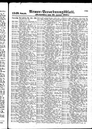 1349.Ausgabe. Dienstag, 23. Januar 1917