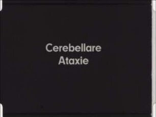 Cerebellare Ataxie