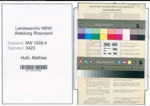 Entnazifizierung Mathias Huth , geb. 23.03.1896 (Pfleger)