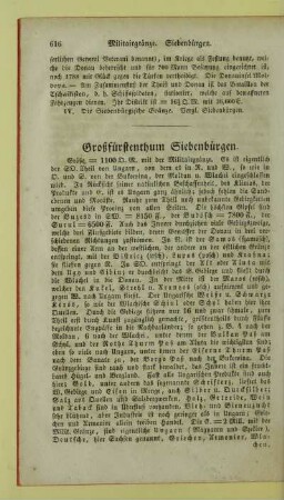 Großfuerstenthum Siebenbuergen