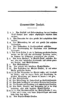 Summarischer Innhalt.