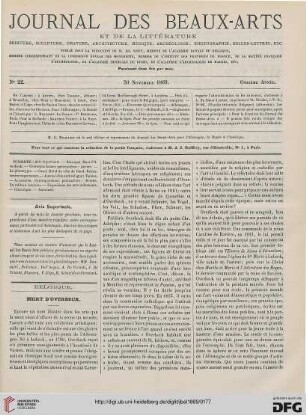 Nr. 22 (30 Novembre 1869)