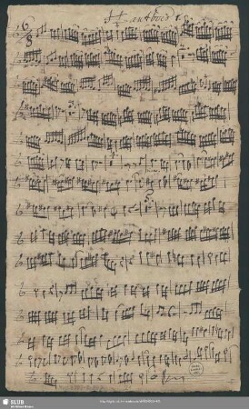 Hautbois 1. / Flauto. Traversiere.