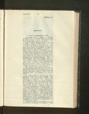 1. Bericht der Regierungsschule in Tanga.