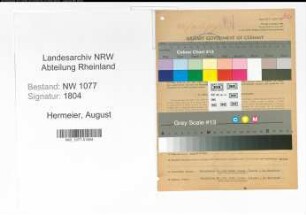 Entnazifizierung August Hermeier , geb. 14.11.1909 (Polizist)