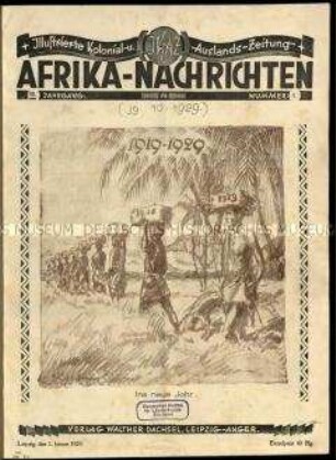 Afrika-Nachrichten. Jahrgang 1929