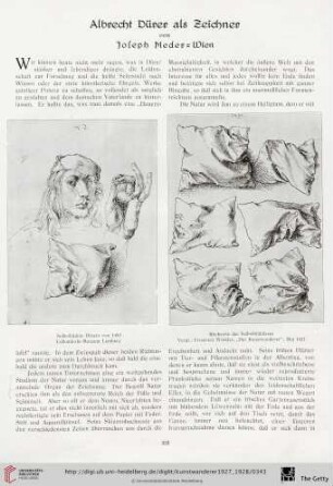 9/10: Albrecht Dürer als Zeichner
