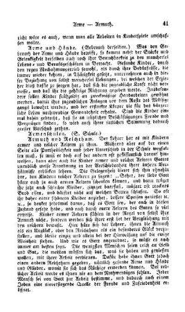 Armuth und Reichthum