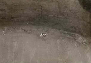 Maschine 1, W.II., Turbinengehäuse, Oberteil - Riß im Ringkanal Mitte. S.a. Lagebild Nr. 1498!