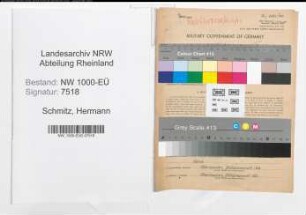 Entnazifizierung Hermann Schmitz, geb. 11.03.1897 (Bautechniker)
