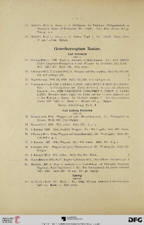 Grossherzogtum Baden (Nr. 69-145)