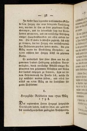 38-56 Herzogliche Resolution vom 17ten März 1798