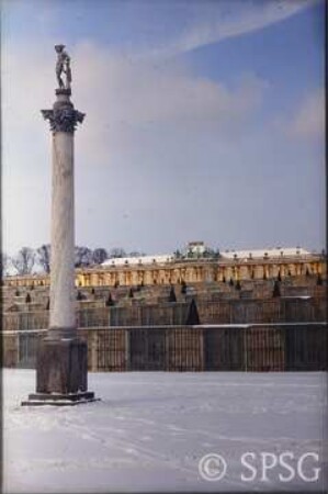 Potsdam, Park Sanssouci, Sanssouci-Terrassen.