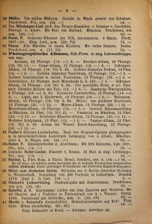 Antiquarischer Anzeiger von Felix Schneider in Basel. 59. 1883