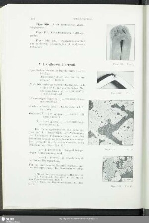 VII. Gußeisen, Hartguß.