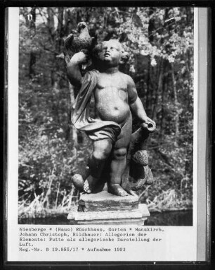 Putto als allegorische Darstellung der Luft (der Sommer)