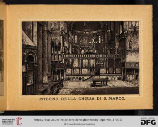 Interno della chiesa di S. Marco