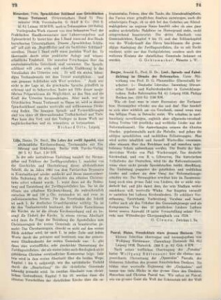73-74 [Rezension] Lilje, Hanns, Die Lehre der zwölf Apostel