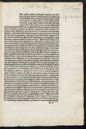 [C]um omnis creatura rationalis maxime a deo ideo condita sit ...