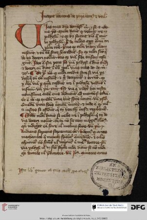 Paraphrase über Robertus de Sorbona, De tribus diaetis