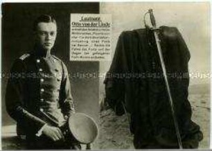 Otto von der Linde als Eroberer des Forts de Malonne in Belgien
