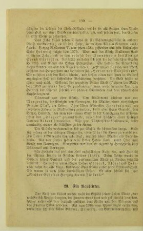 23. Ein Raubritter