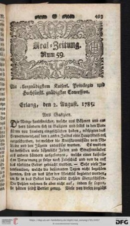 Num. 59 - 66 (2. August - 26. August)