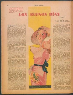 Los buenos días : Cuento por H. S. Gerona