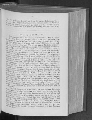 Sitzung am 25. Mai 1897.