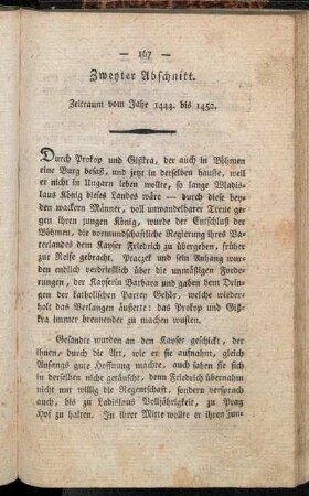 Zweyter Abschnitt. Zeitraum vom Jahr 1444. bis 1452.
