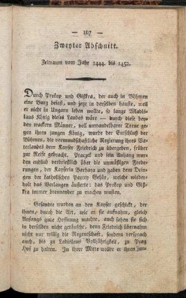Zweyter Abschnitt. Zeitraum vom Jahr 1444. bis 1452.