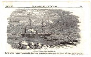 The Himalaya"s steam-ship landing troops at Soutari