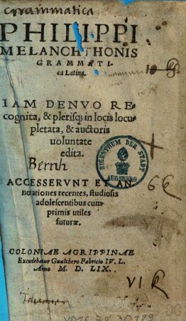 Grammatica latina