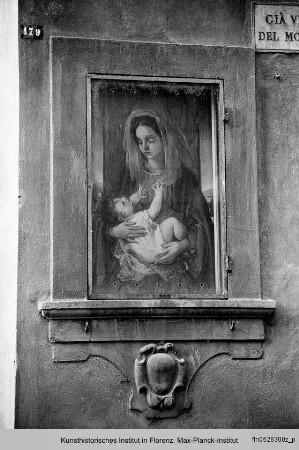 Tabernakel mit Madonna mit dem Kind