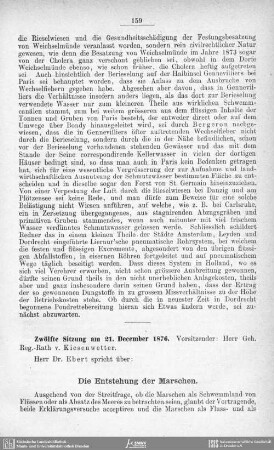 Die Entstehung der Marschen