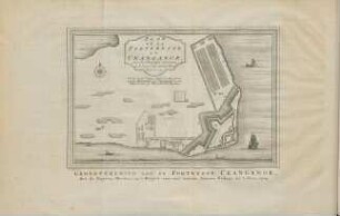 Plan de la forteresse de Cranganor, ... Grondtékening van de fortresse Crangannor, ... 1709