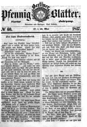 No. 60, 27. u. 28. Mai