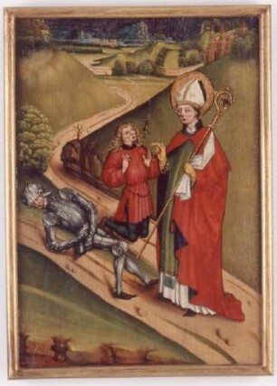 Tafelbild Wunder des heiligen Bischof Valentin