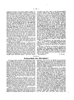 Rektoratschule oder Mittelschule?