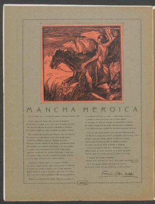 Mancha heróica : (De un episodio de la "revolución de Aparicio", República Oriental, 1870)