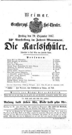 Die Karlsschüler