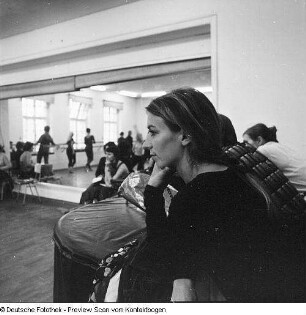 Palucca Schule, Palucca beim Unterrichten, Patricio Bunster beim Unterrichten, Tanzproben
