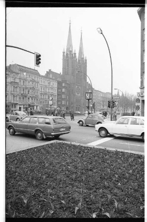 Kleinbildnegativ: Yorckstraße, Ecke Mehringdamm, 1977