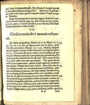 VII. Christus tertia die è mortuis resurrexit.