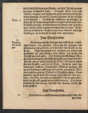Zum Vierzehenden.