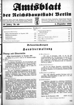 1938,49: Nr. 49, 4. Dezember 1938